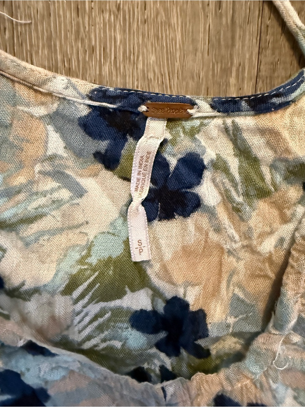 Free people BLUE MULBERRY KEYHOLE MAXI DRESS (altered) - Picture 6 of 11